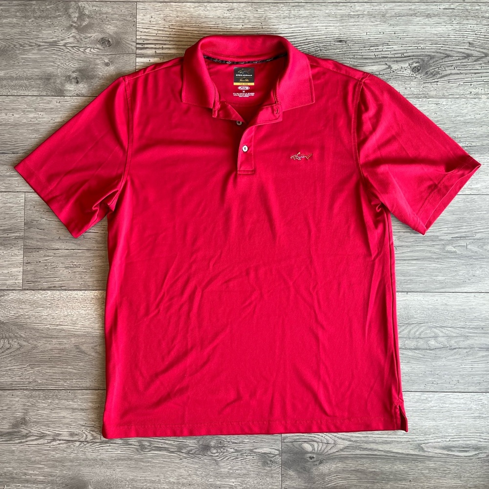 Greg Norman for Tasso Elba Men’s Short Sleeve Golf Polo Five Iron Play Dry MED